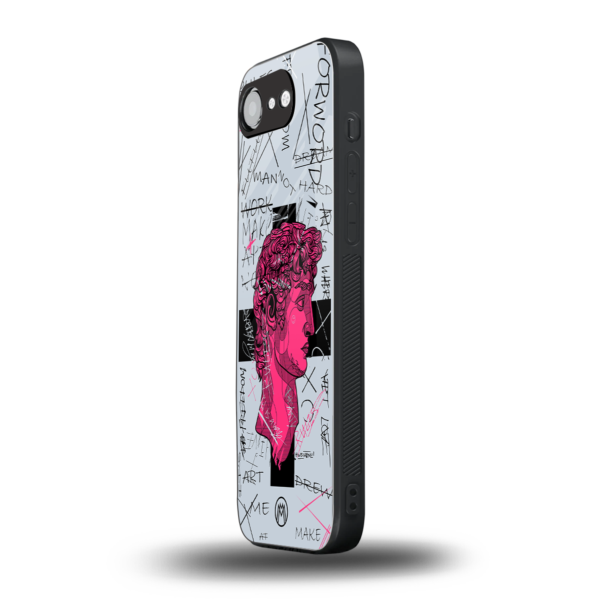 lost in reality david back phone cover | glass case for iphone 16e