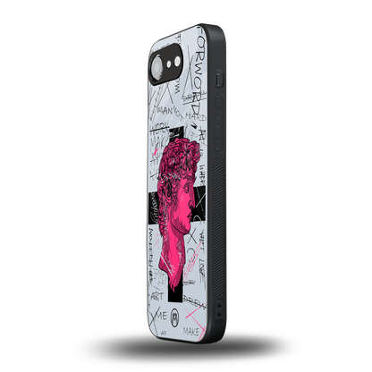 lost in reality david back phone cover | glass case for iphone 16e