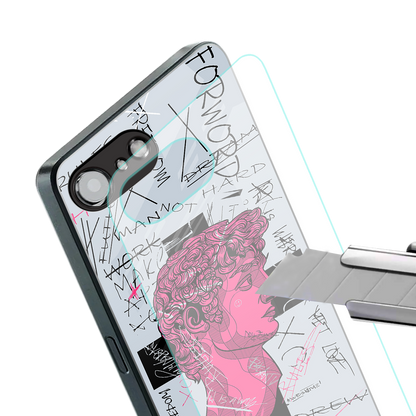 lost in reality david back phone cover | glass case for iphone 16e