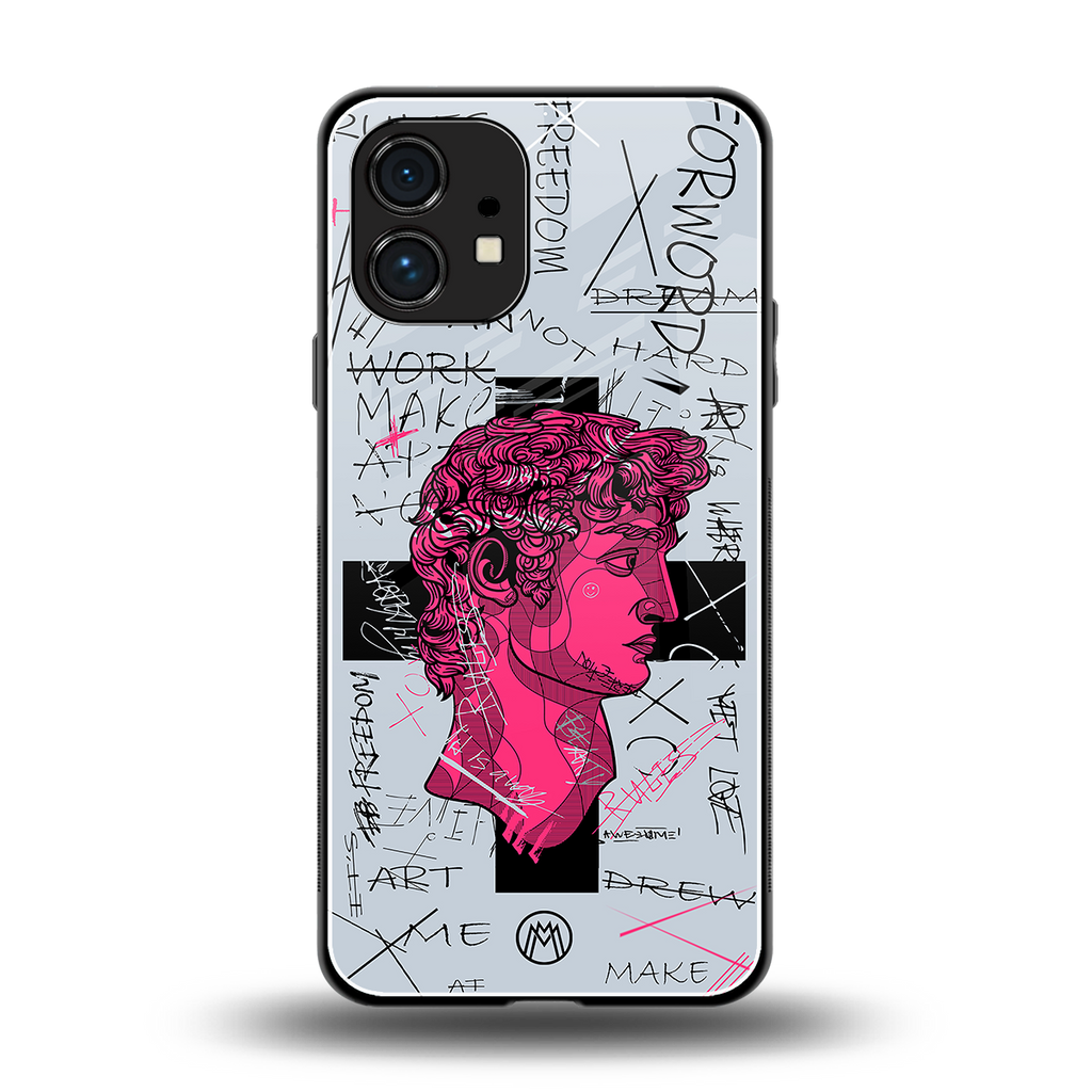 lost in reality david back phone cover | glass case for nothing phone 1