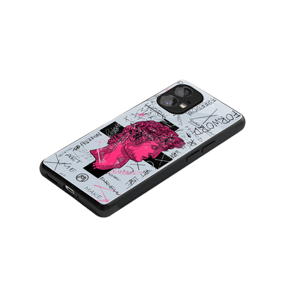 lost in reality david back phone cover | glass case for nothing phone 1