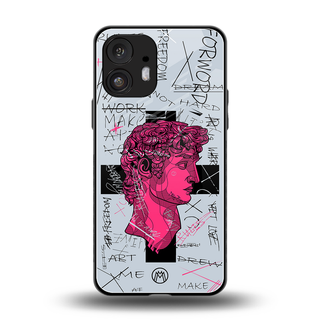 lost in reality david back phone cover | glass case for nothing phone 2