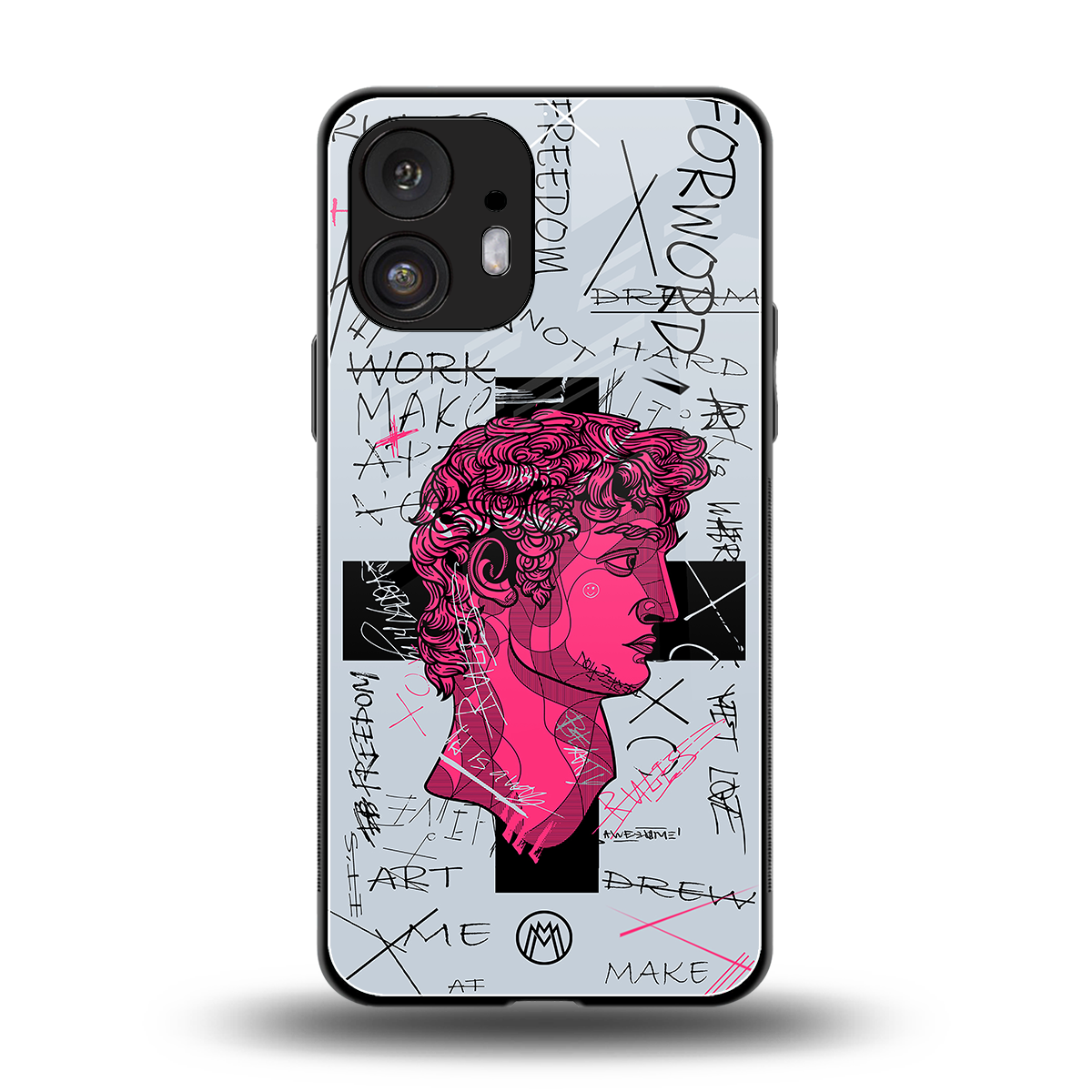 lost in reality david back phone cover | glass case for nothing phone 2