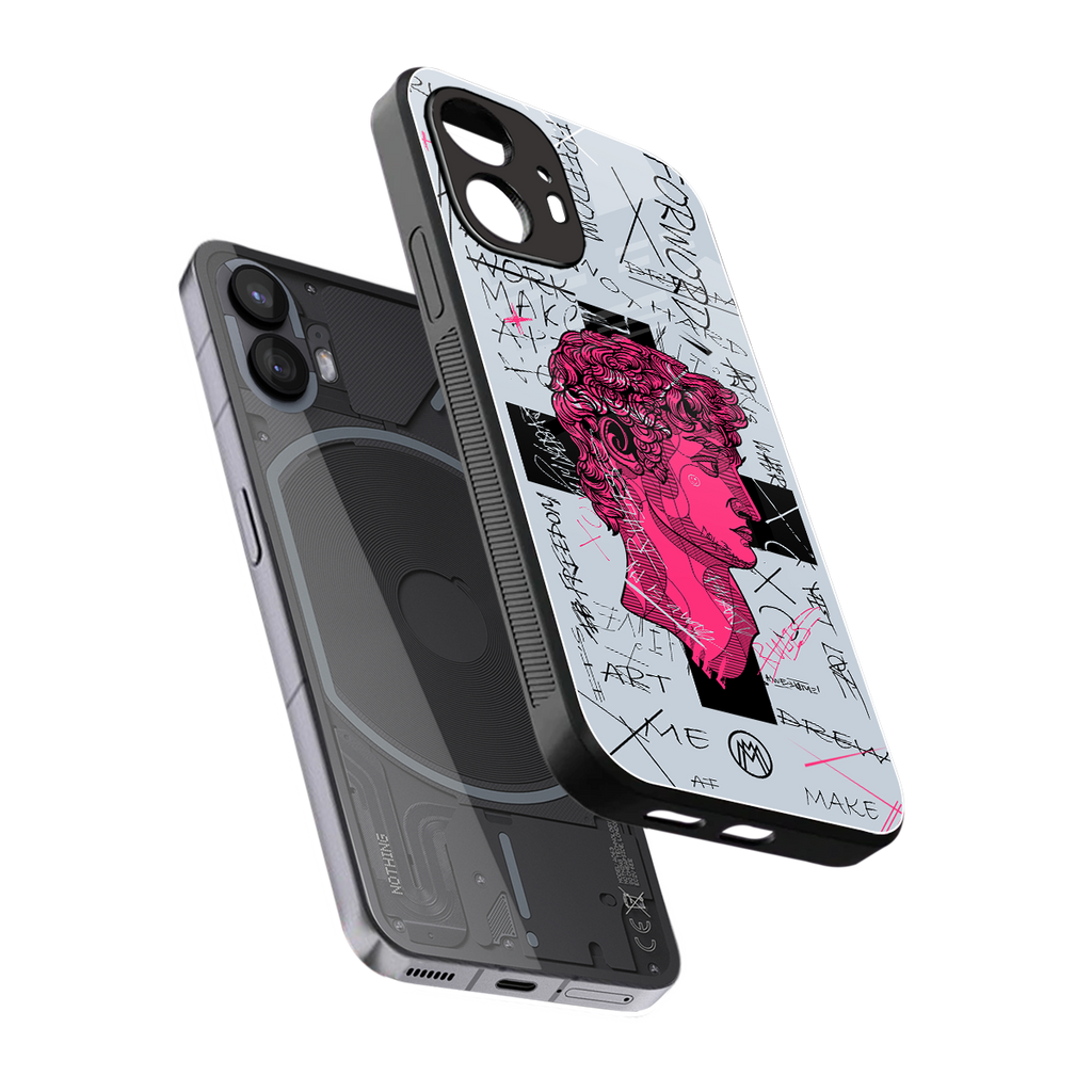 lost in reality david back phone cover | glass case for nothing phone 2