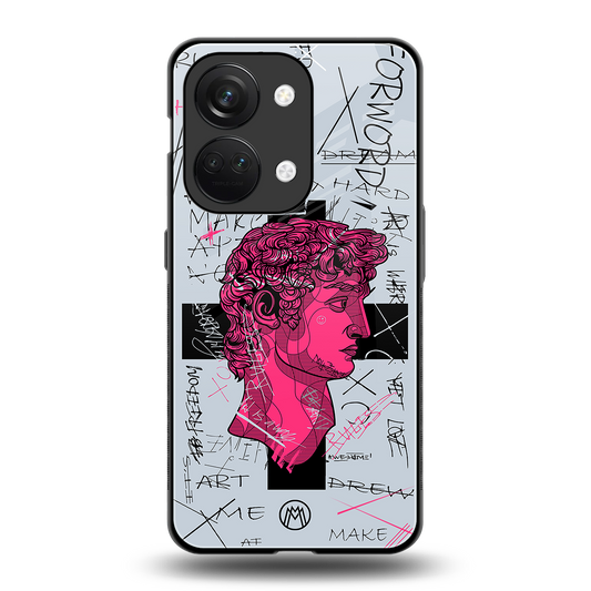 lost in reality david back phone cover | glass case for oneplus nord 3