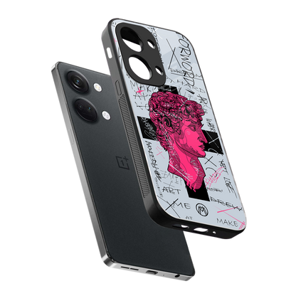 lost in reality david back phone cover | glass case for oneplus nord 3
