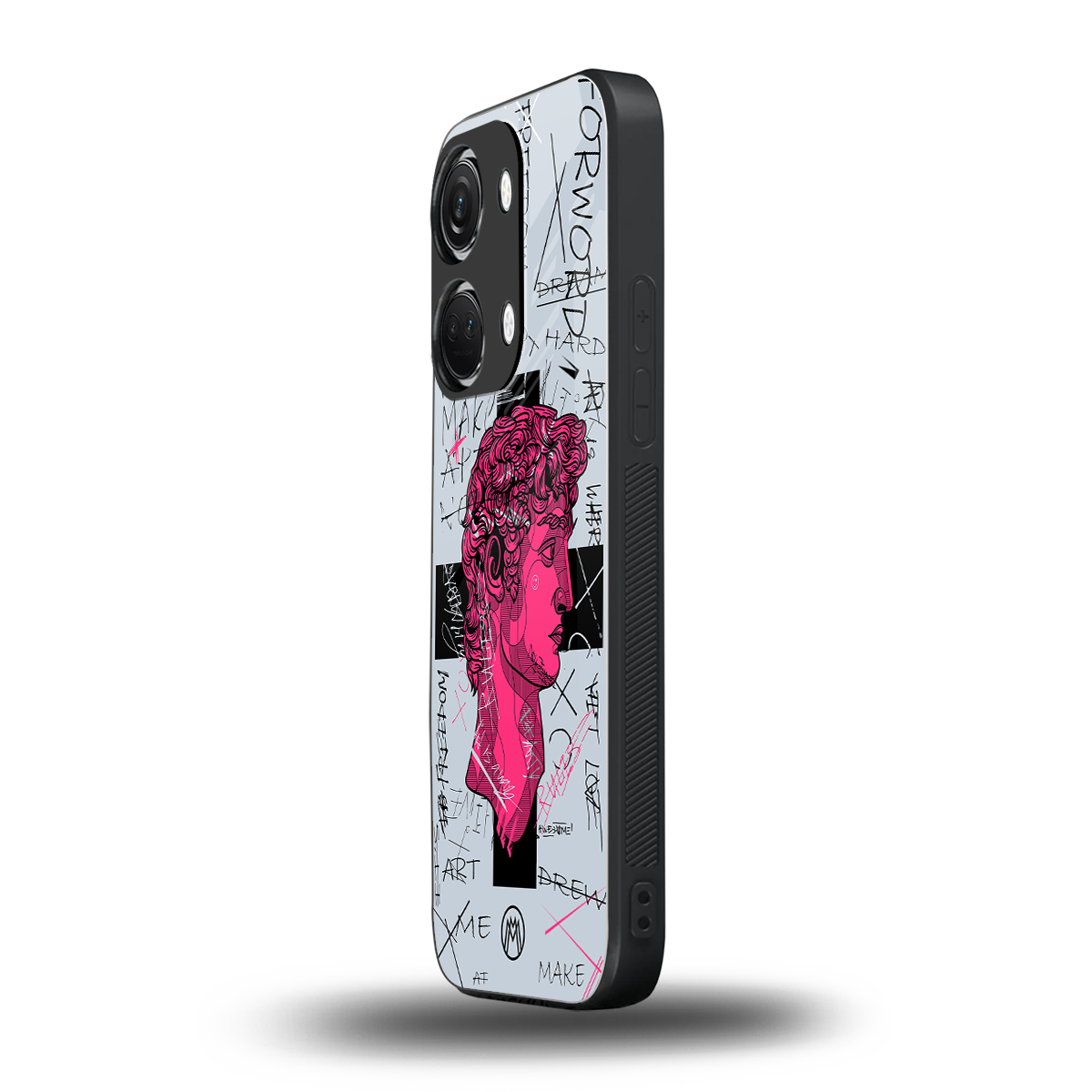 lost in reality david back phone cover | glass case for oneplus nord 3
