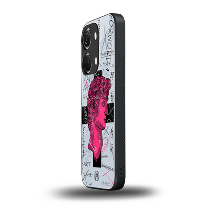 lost in reality david back phone cover | glass case for oneplus nord 3