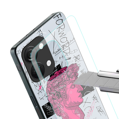 lost in reality david back phone cover | glass case for oneplus nord 3