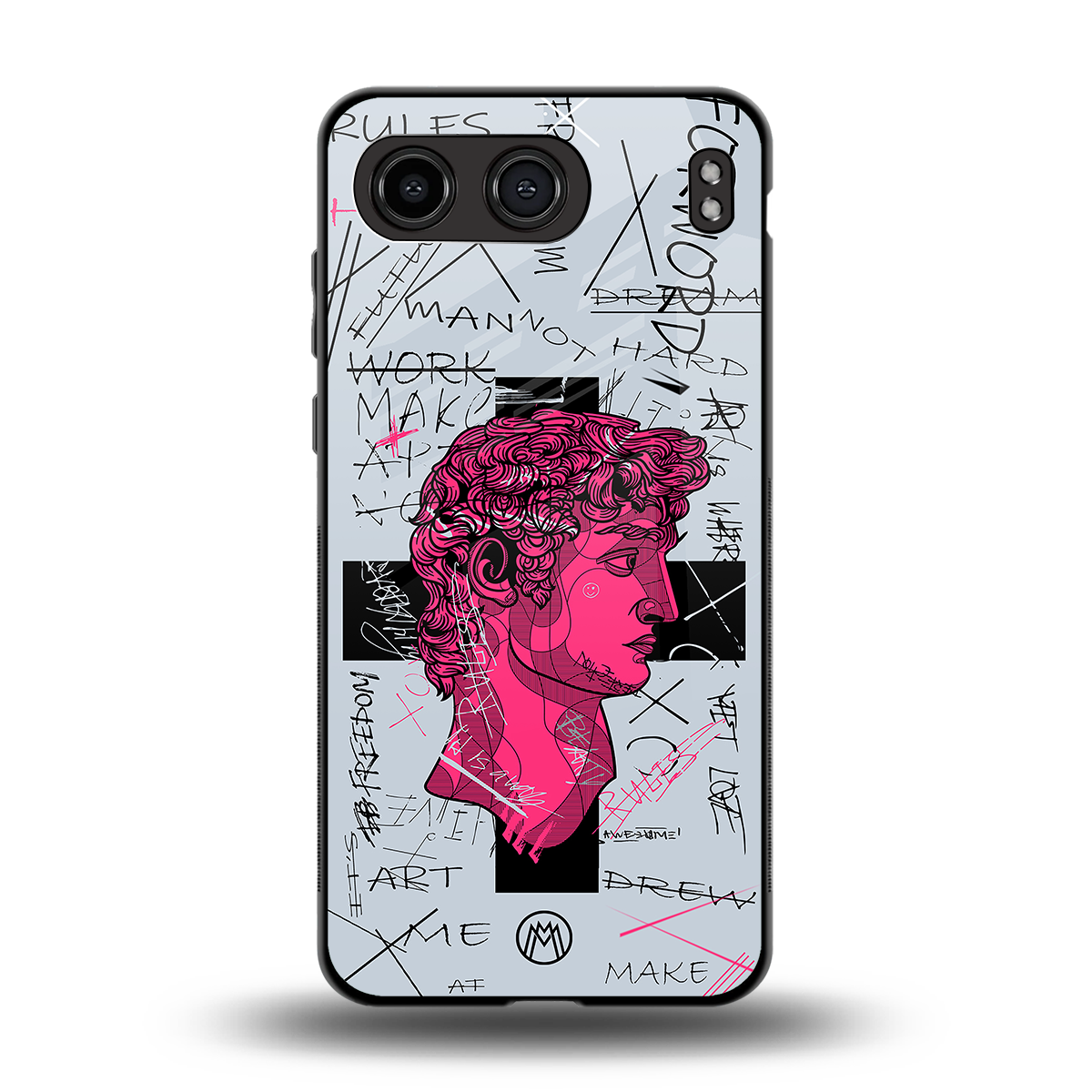 lost in reality david back phone cover | glass case for oneplus nord 4