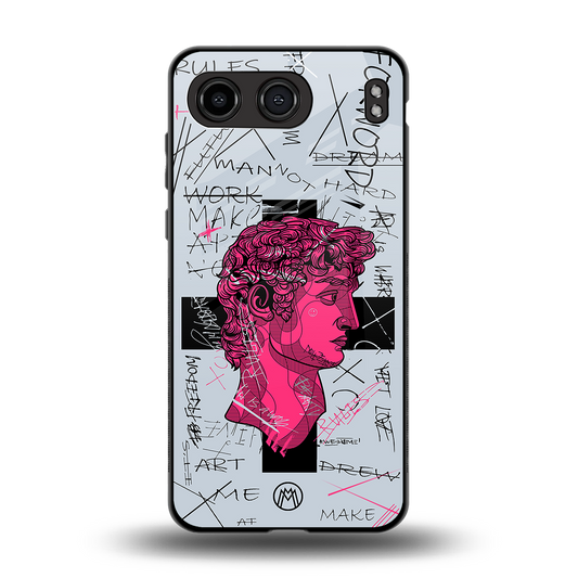 lost in reality david back phone cover | glass case for oneplus nord 4