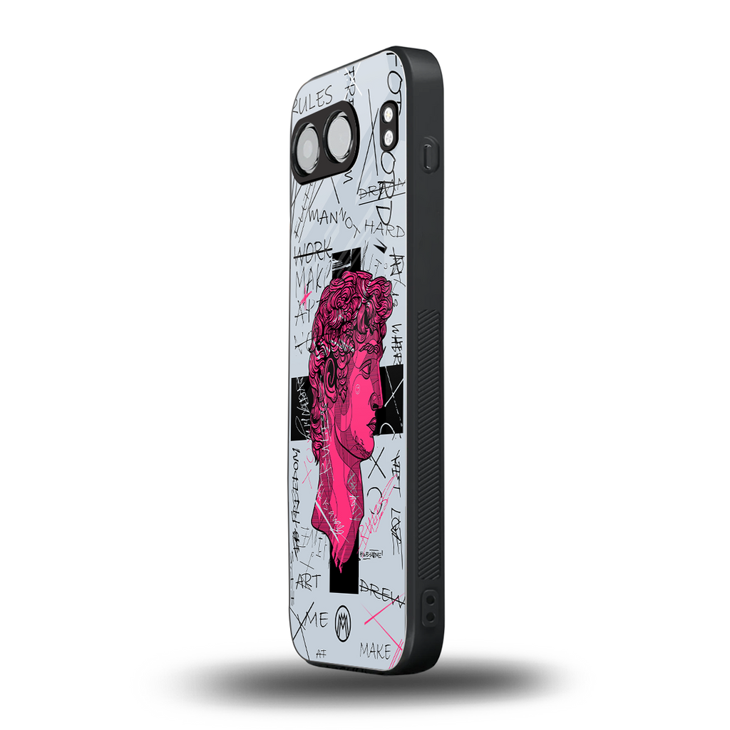 lost in reality david back phone cover | glass case for oneplus nord 4