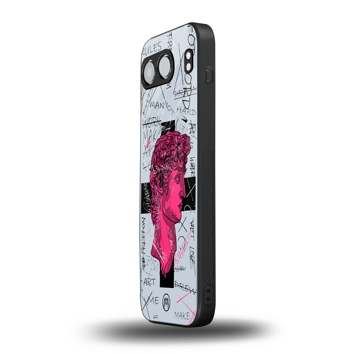 lost in reality david back phone cover | glass case for oneplus nord 4