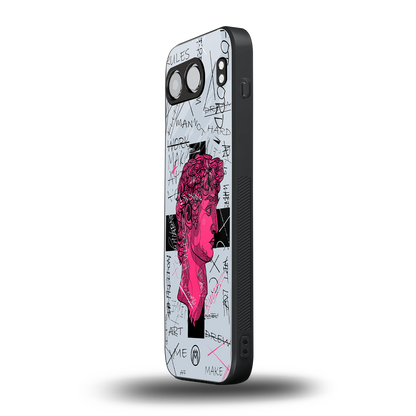 lost in reality david back phone cover | glass case for oneplus nord 4