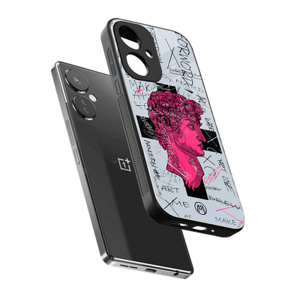 lost in reality david back phone cover | glass case for oneplus nord ce 3