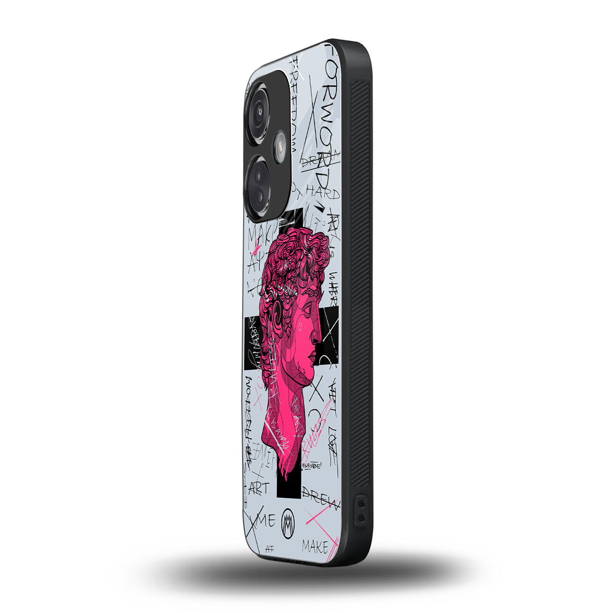 lost in reality david back phone cover | glass case for oneplus nord ce 3