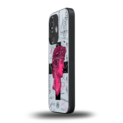 lost in reality david back phone cover | glass case for oneplus nord ce 3