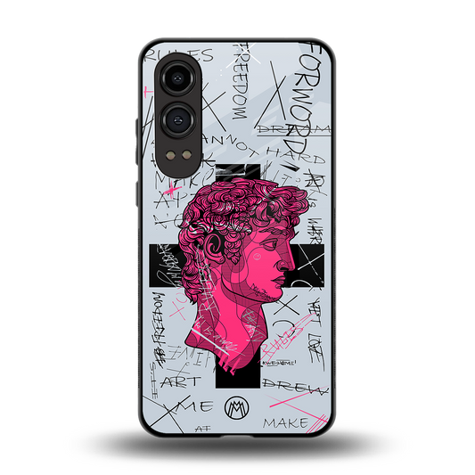 lost in reality david back phone cover | glass case for oneplus nord ce 4 lite