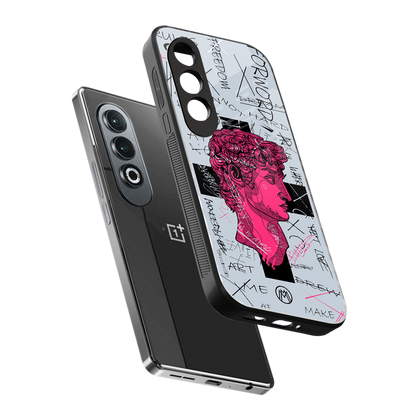 lost in reality david back phone cover | glass case for oneplus nord ce 4