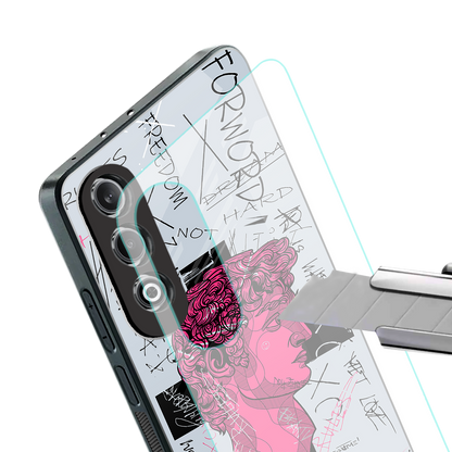 lost in reality david back phone cover | glass case for oneplus nord ce 4