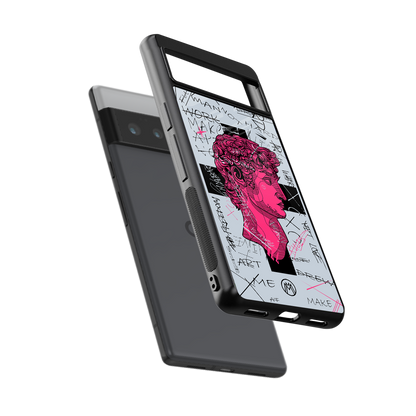 lost in reality david back phone cover | glass case for google pixel 6 pro