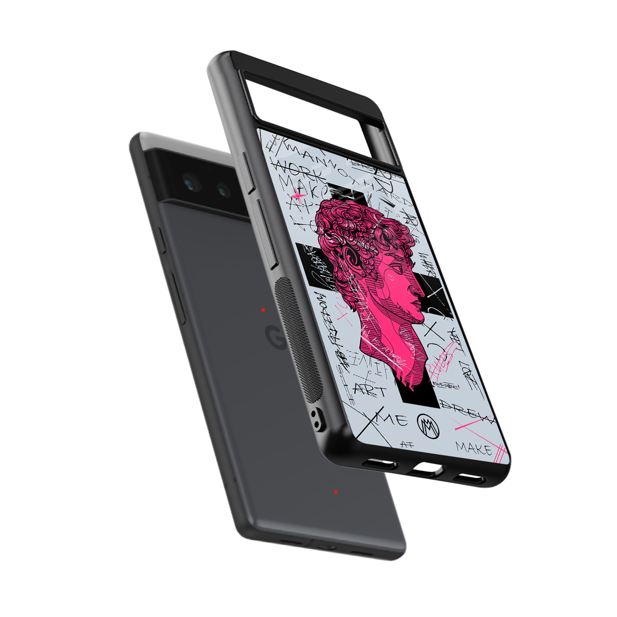 lost in reality david back phone cover | glass case for google pixel 6