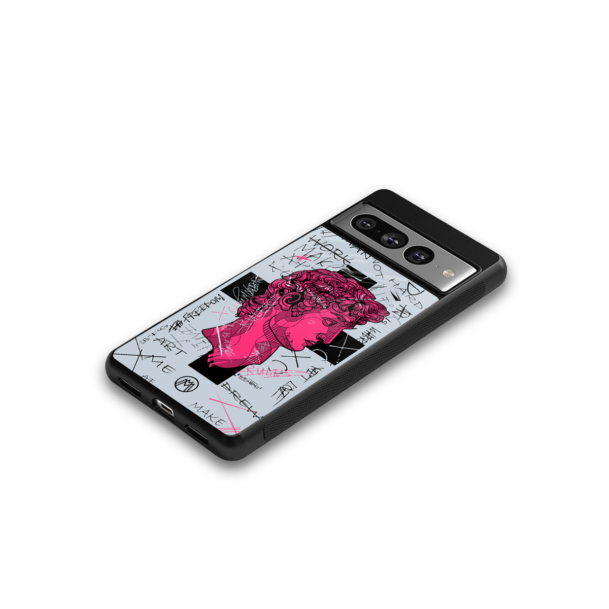 lost in reality david back phone cover | glass case for google pixel 7 pro