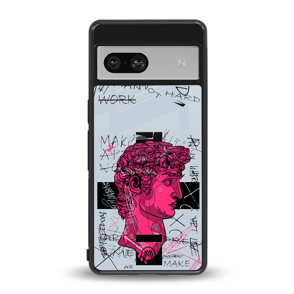 lost in reality david back phone cover | glass case for Google Pixel 7A