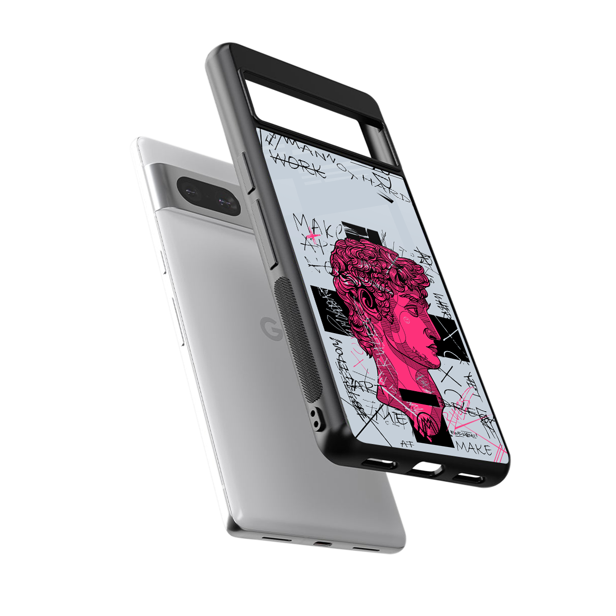 lost in reality david back phone cover | glass case for Google Pixel 7