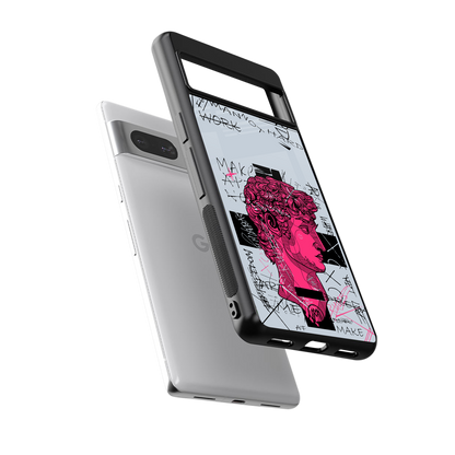lost in reality david back phone cover | glass case for Google Pixel 7A