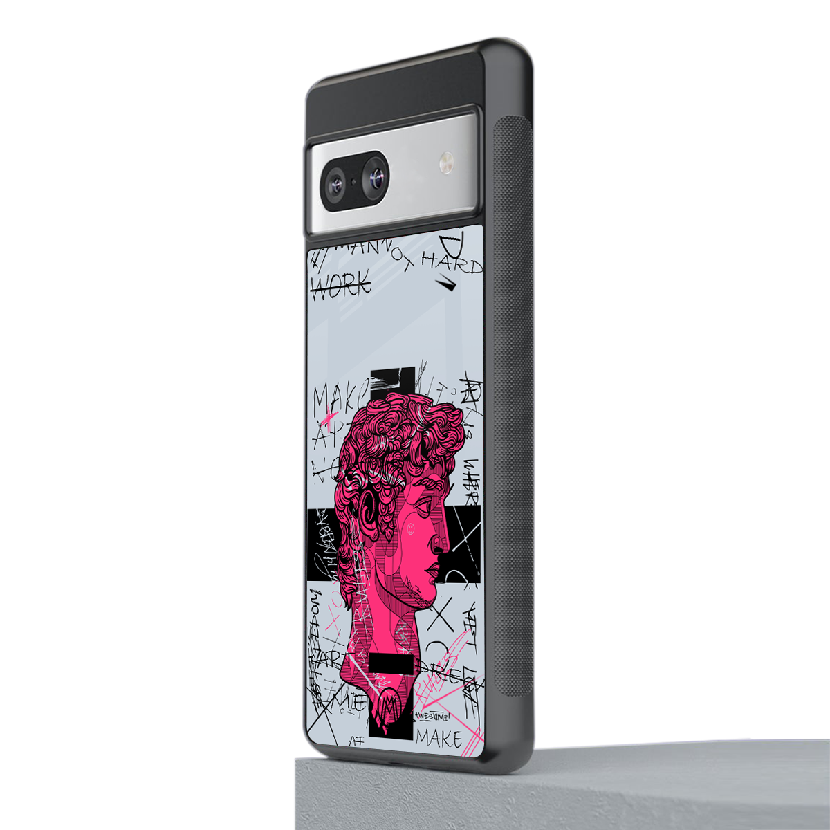 lost in reality david back phone cover | glass case for Google Pixel 7A