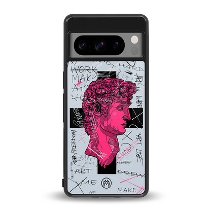 lost in reality david back phone cover | glass case for google pixel 8 pro