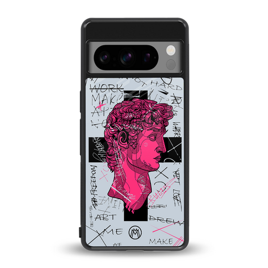 lost in reality david back phone cover | glass case for google pixel 8 pro