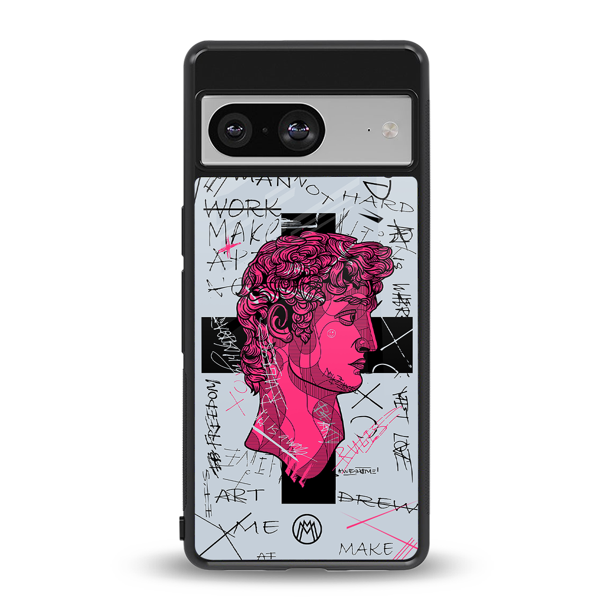 lost in reality david back phone cover | glass case for Google Pixel 8