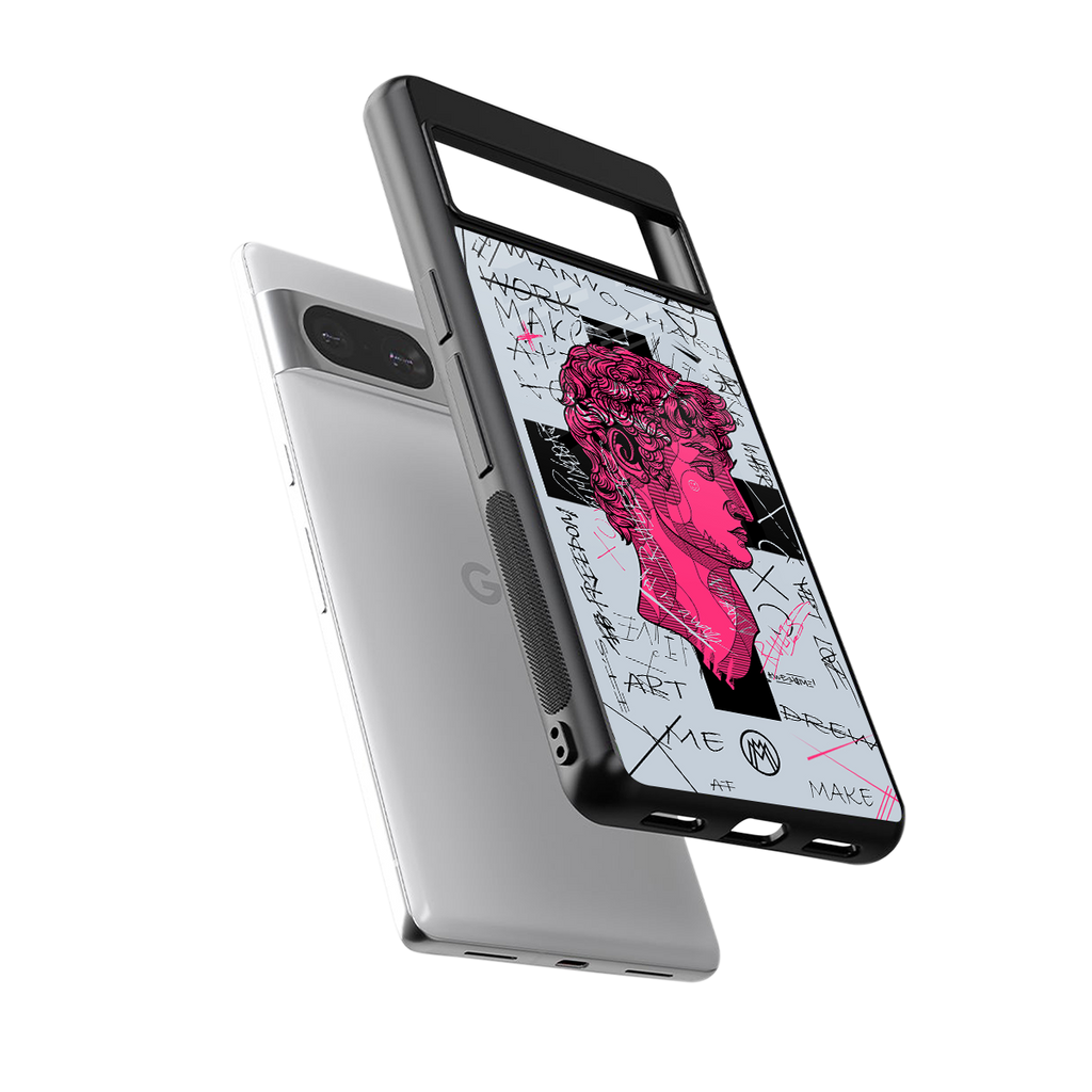 lost in reality david back phone cover | glass case for Google Pixel 8