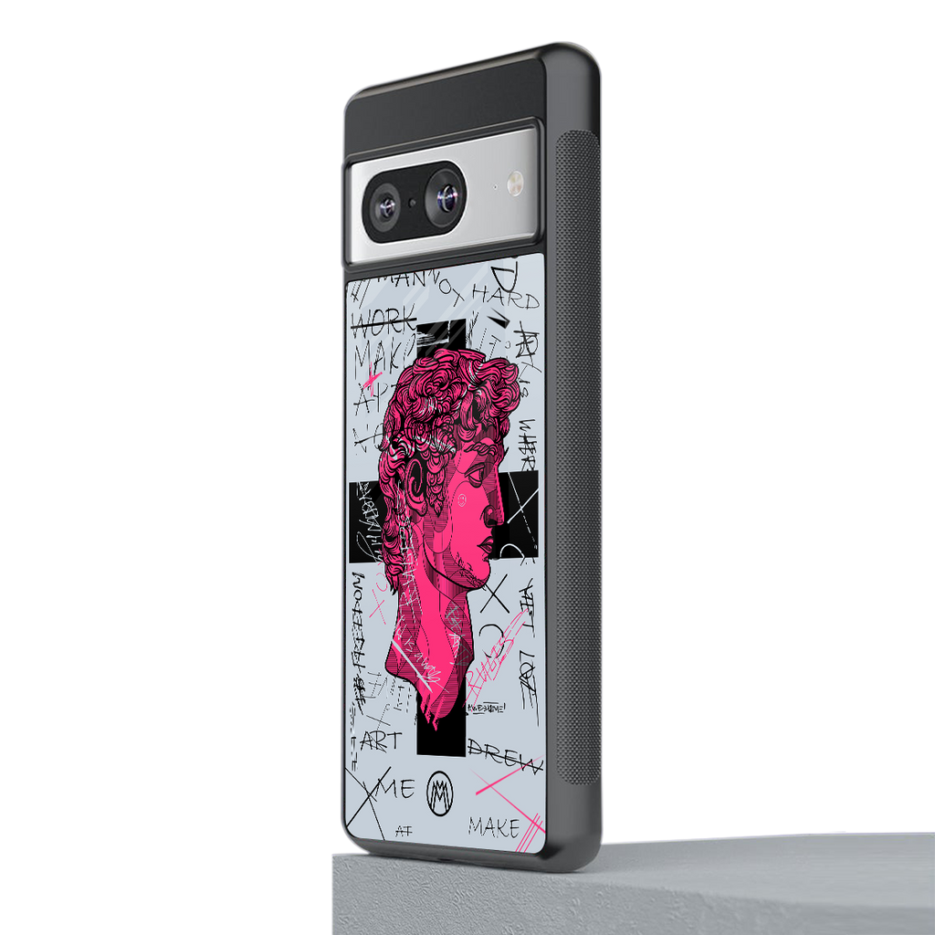 lost in reality david back phone cover | glass case for Google Pixel 8