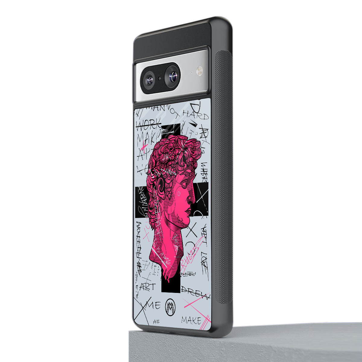 lost in reality david back phone cover | glass case for Google Pixel 8