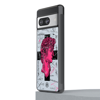 lost in reality david back phone cover | glass case for Google Pixel 8