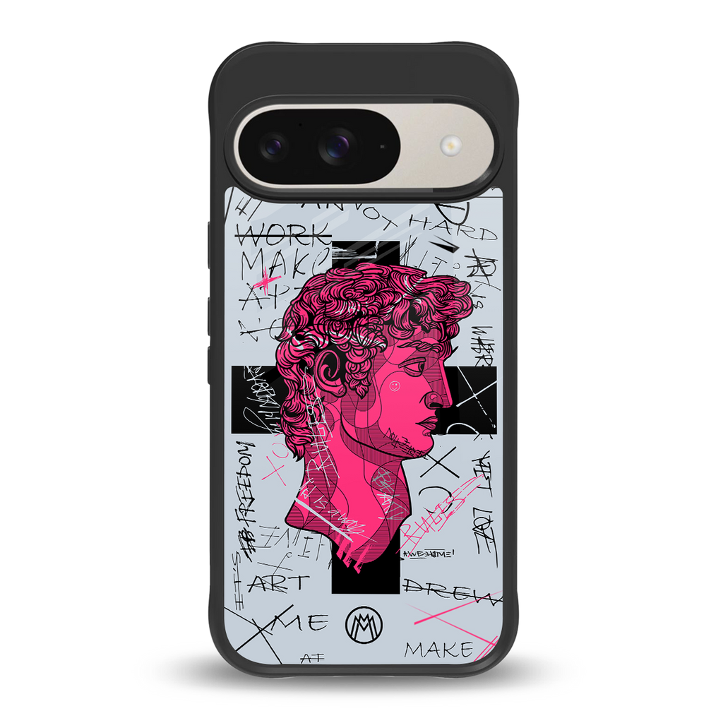 lost in reality david back phone cover | glass case for google pixel 9