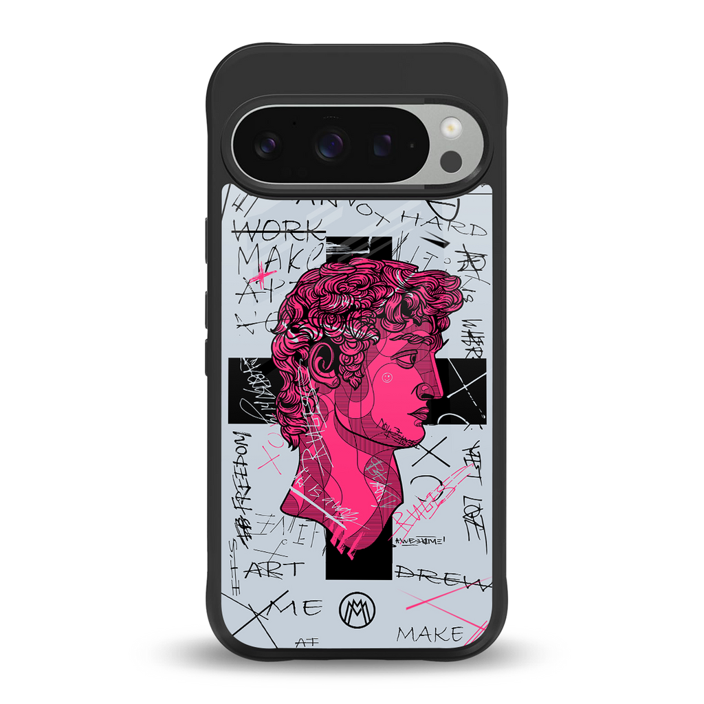 lost in reality david back phone cover | glass case for google pixel 9 pro xl