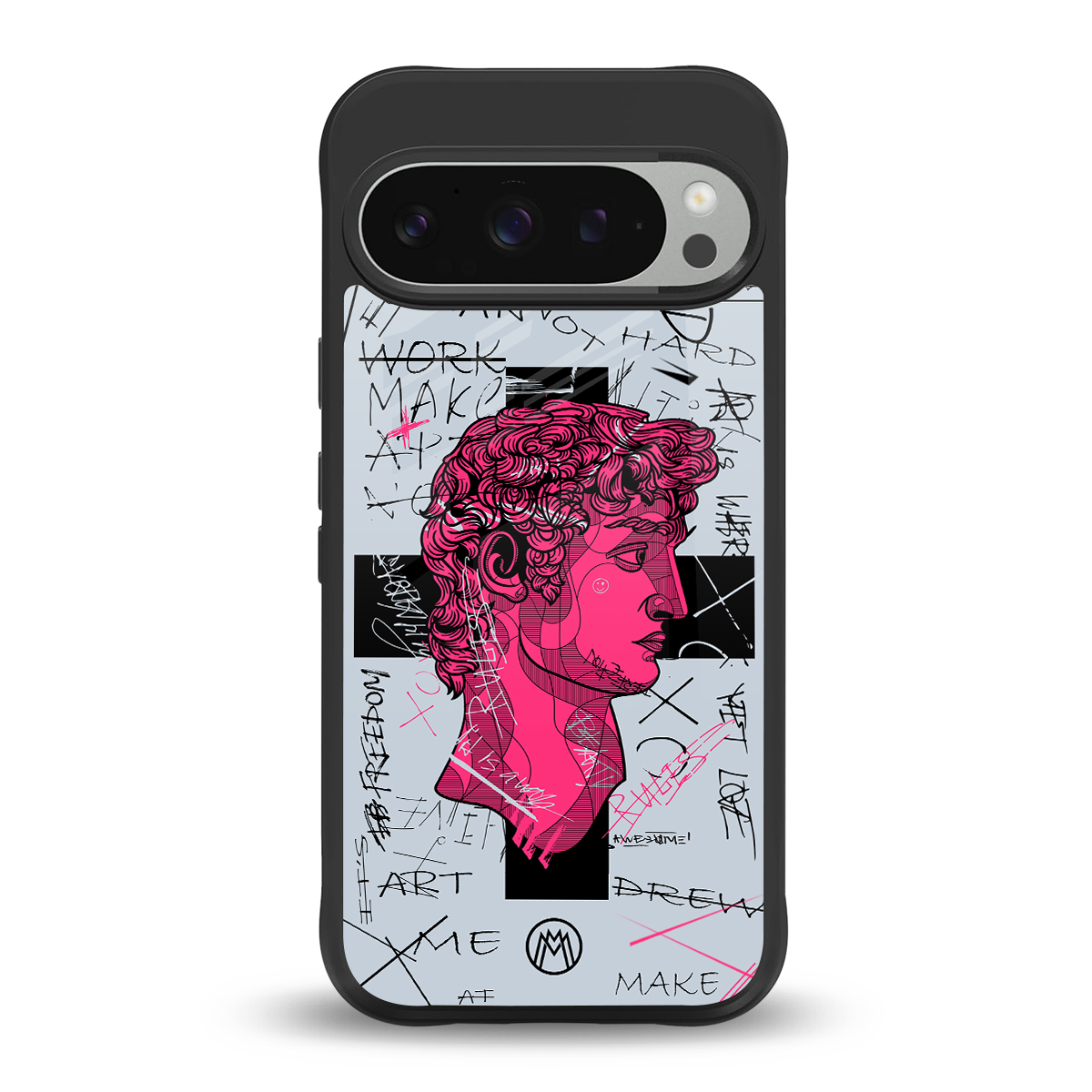 lost in reality david back phone cover | glass case for google pixel 9 pro xl