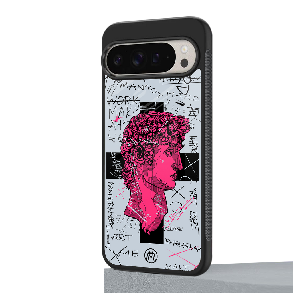 lost in reality david back phone cover | glass case for google pixel 9 pro