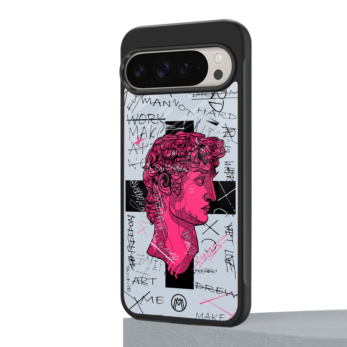 lost in reality david back phone cover | glass case for google pixel 9 pro xl