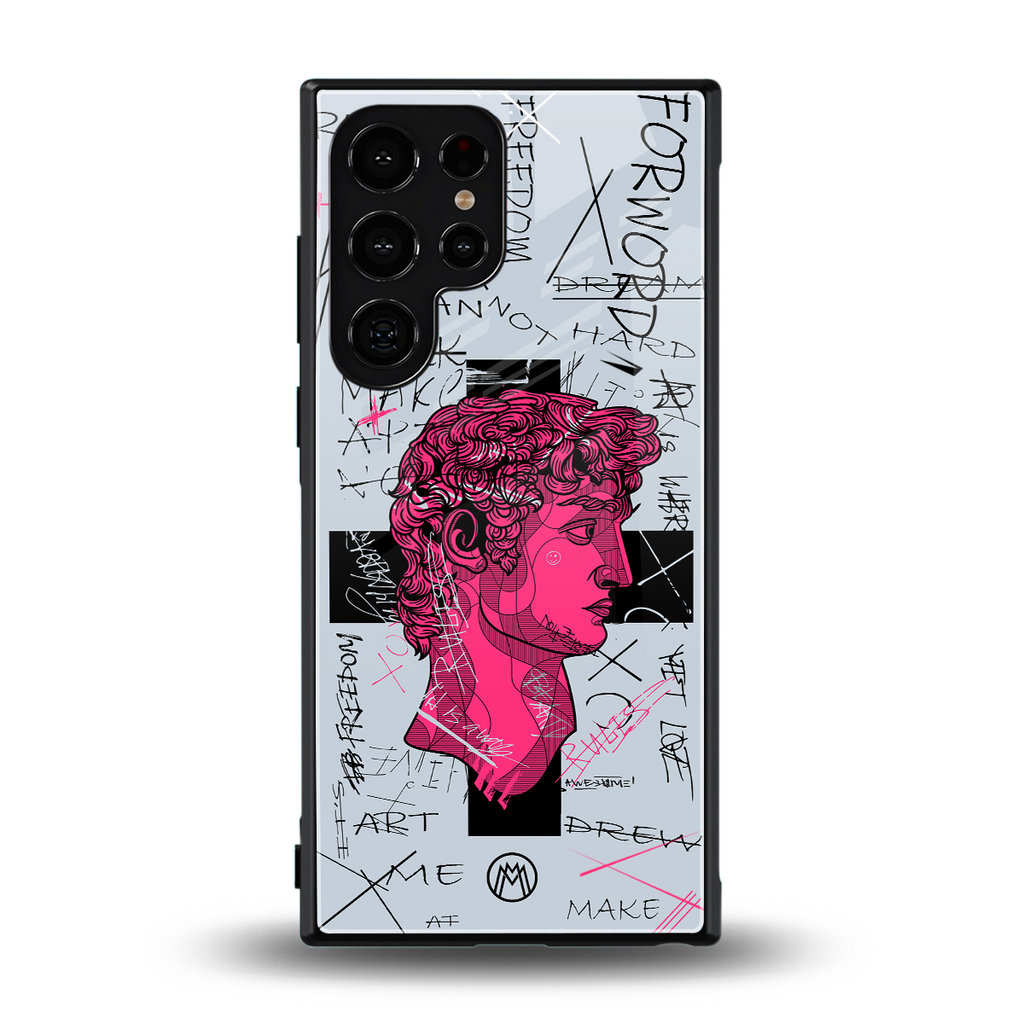 lost in reality david back phone cover | glass case for samsung galaxy s23 ultra
