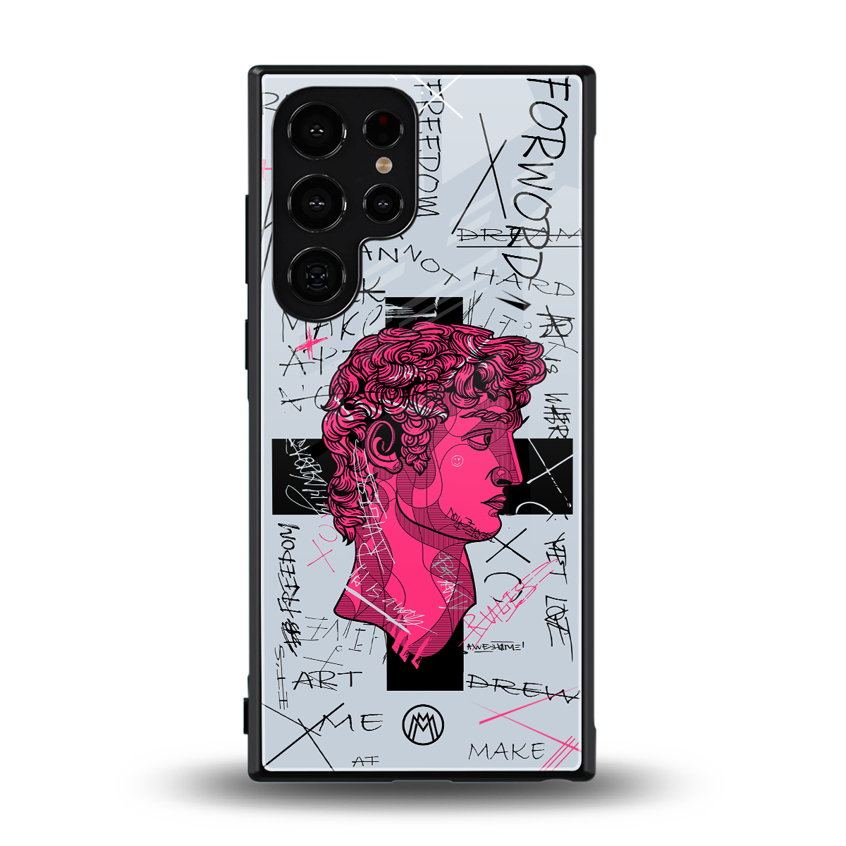 lost in reality david back phone cover | glass case for samsung galaxy s23 ultra