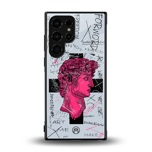 lost in reality david back phone cover | glass case for samsung galaxy s23 ultra