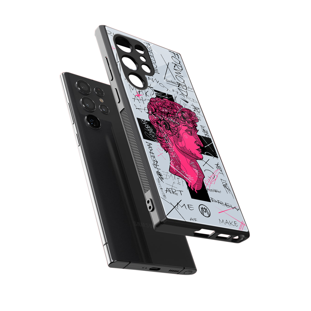 lost in reality david back phone cover | glass case for samsung galaxy s23 ultra