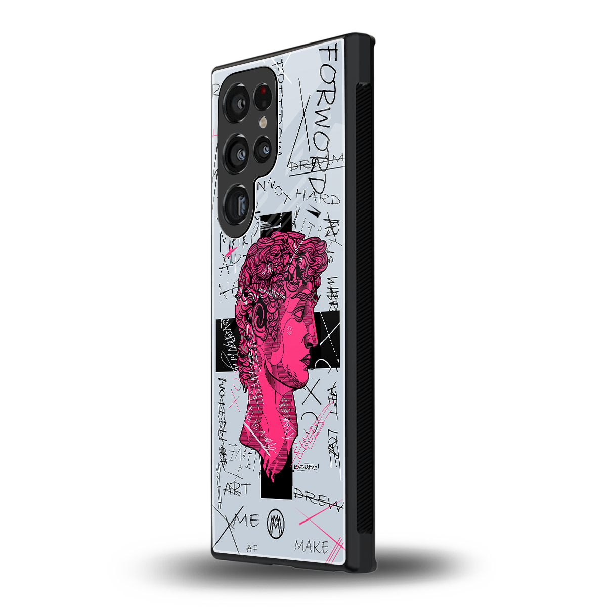 lost in reality david back phone cover | glass case for samsung galaxy s23 ultra