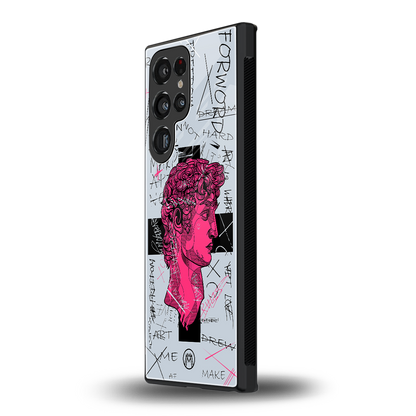 lost in reality david back phone cover | glass case for samsung galaxy s23 ultra