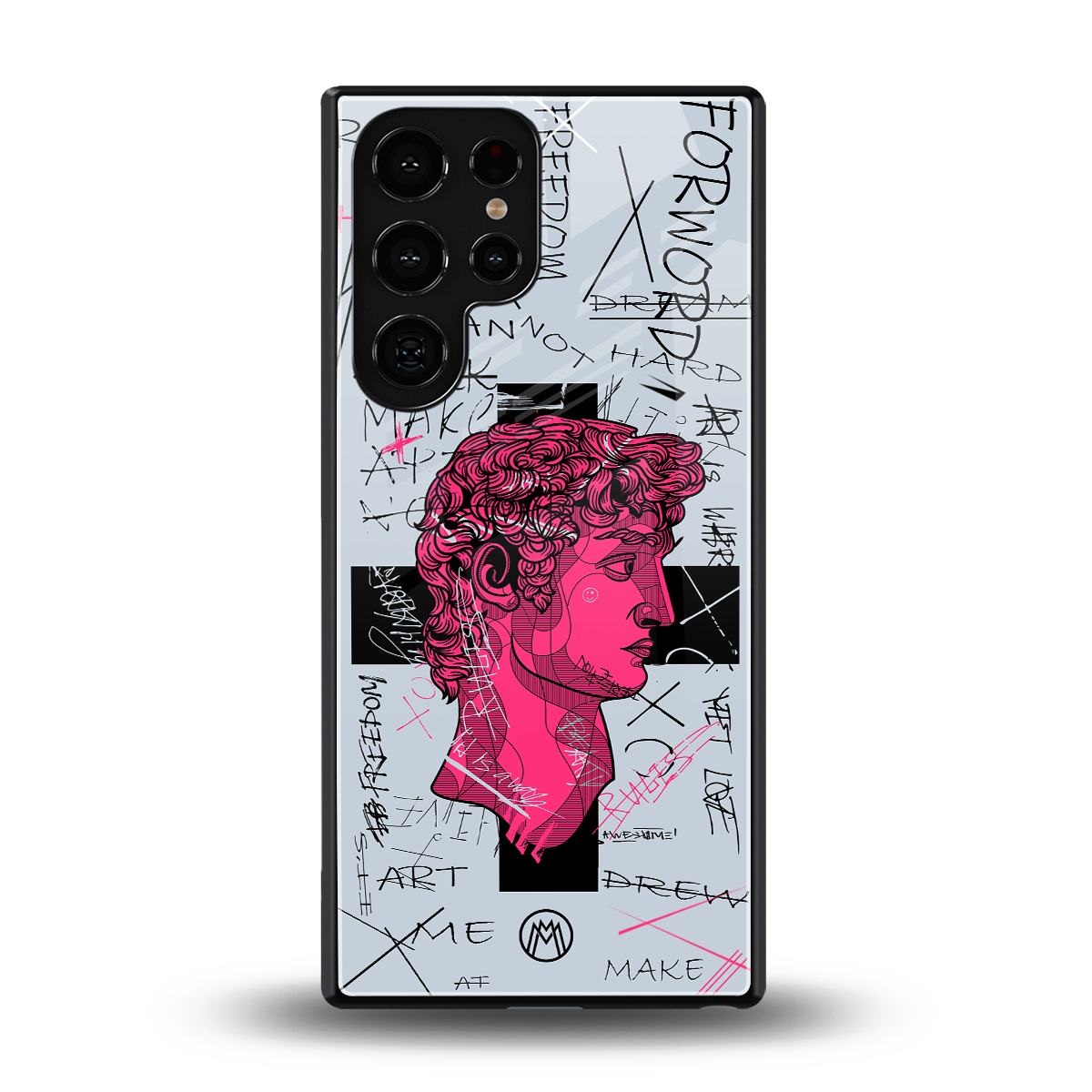 lost in reality david back phone cover | glass case for samsung galaxy s25 ultra